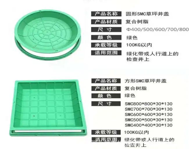 长治树脂复合种植井盖展示